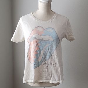 The rolling Stones extra small white T-shirt